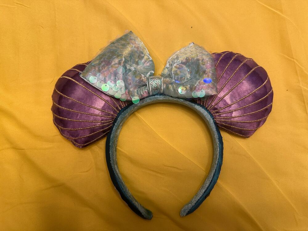 NWOT Disney Parks Tokyo Little Mermaid Princess Ariel Minnie Mouse Ears Headband